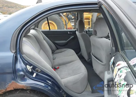 2004 Honda Civic Lx из США, поврежденный, VIN 2HGES16504H521876